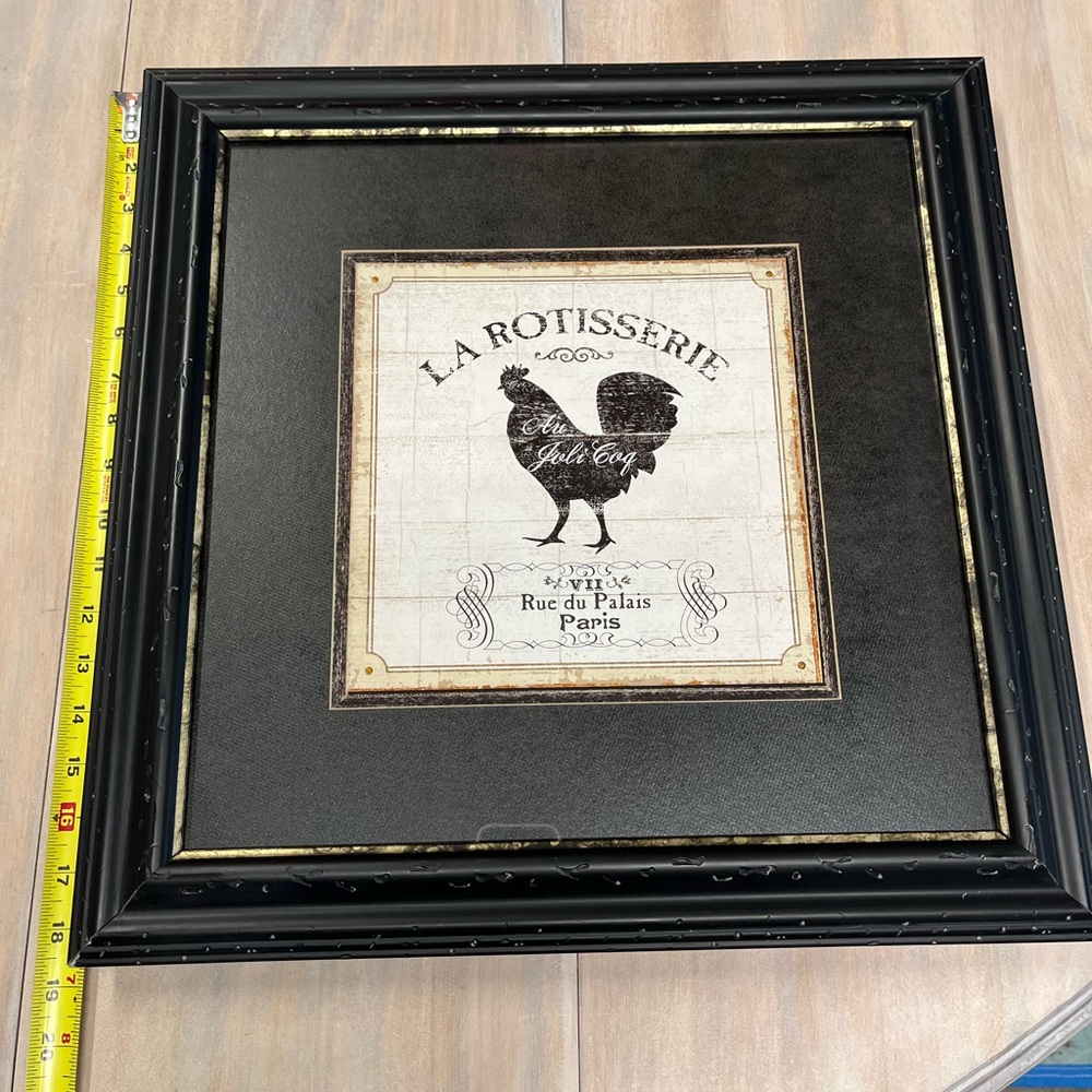 Pair of European farmhouse wall art